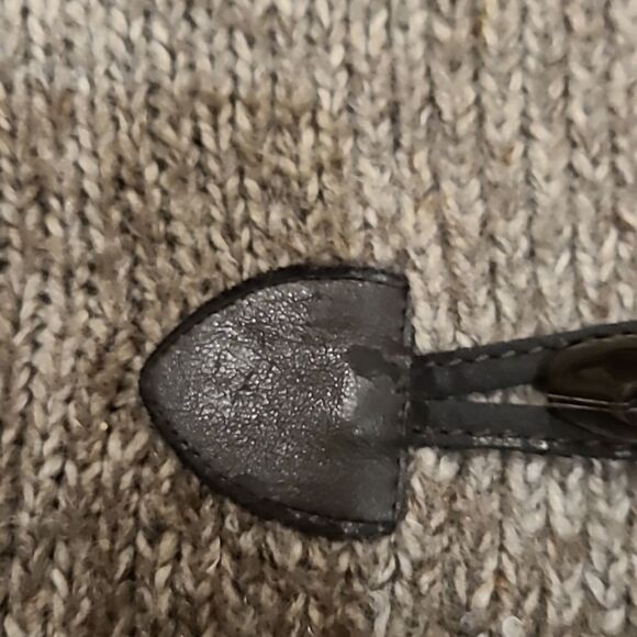 Michael‎ kors womens brown zip up toggle button wool blend sweater - Picture 4 of 8